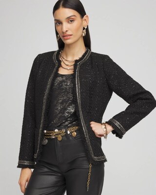 Embellished Tweed Jacket | Chico's